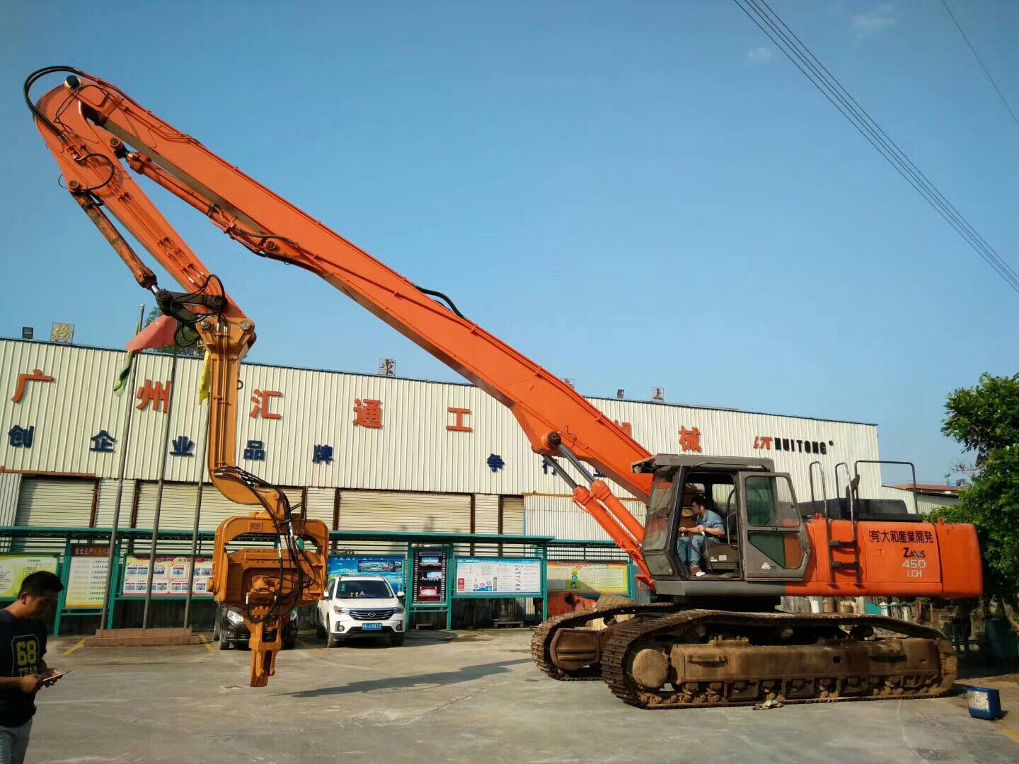 挖掘機(jī)打樁臂、打樁臂、挖掘機(jī)打樁臂廠家