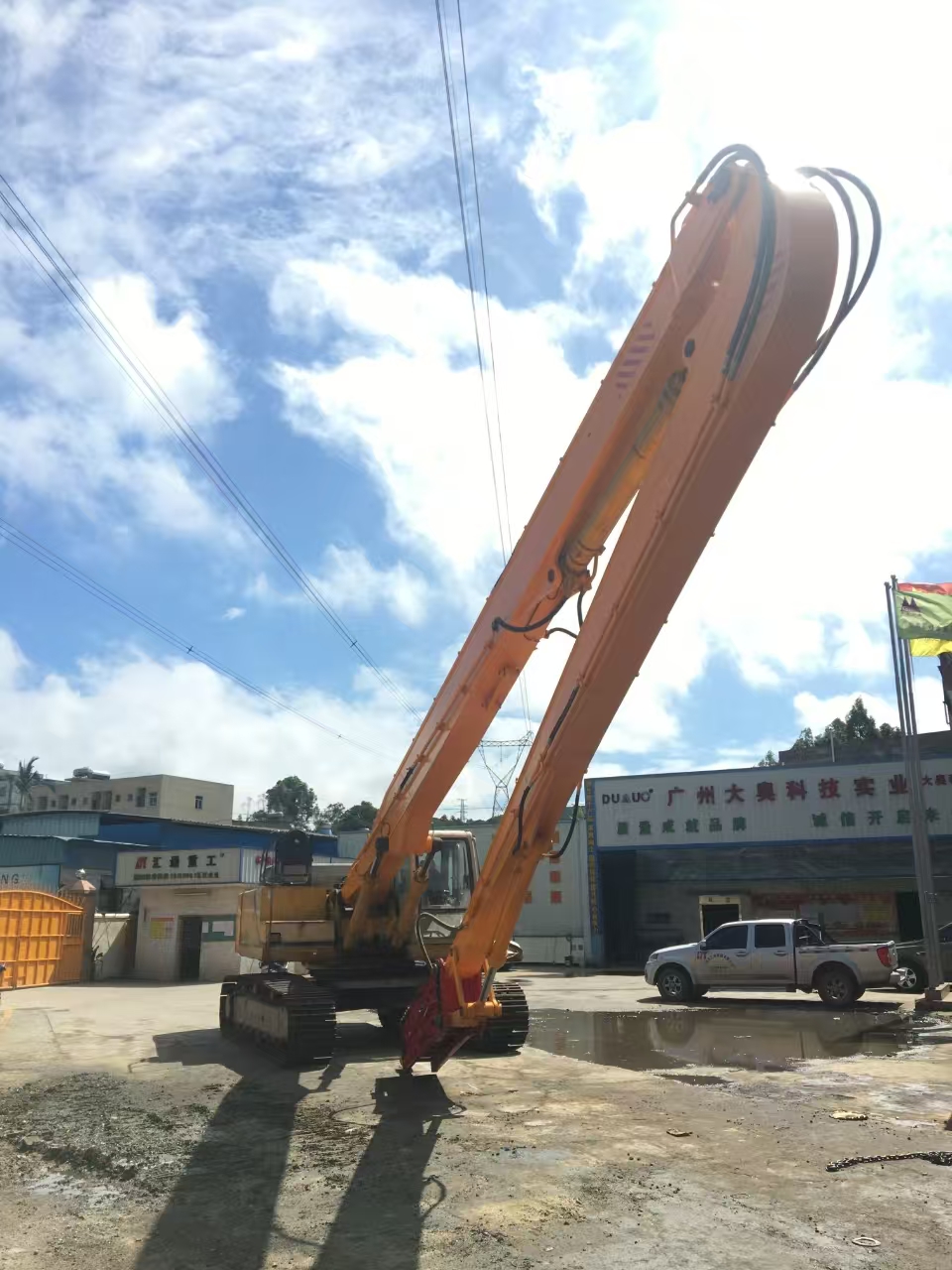挖掘機(jī)打樁臂、打樁臂、打樁錘、挖掘機(jī)打樁臂廠家